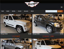 Tablet Screenshot of biscayneauto.com